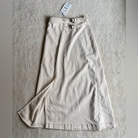 Zara Cream Maxi Skirt - Picture 6 of 11